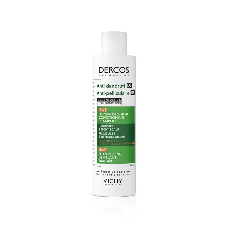 Vichy Dercos Shampoo condizionante antiforfora Ds 2 In 1, 200 ml