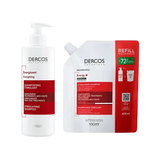 Vichy Dercos Energy+ Shampoo 400 Ml + Ricarica 400 Ml