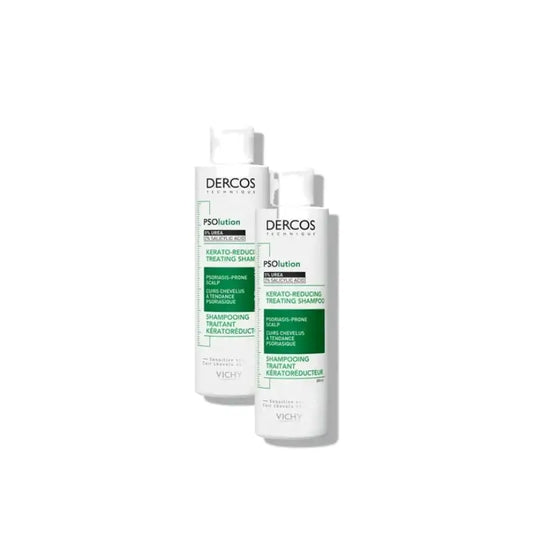 Vichy Dercos Psolution Shampoo Antiforfora e Antiprurito, confezione da 2