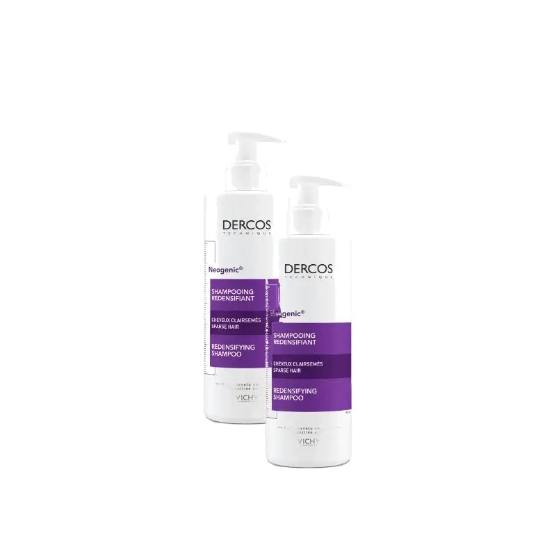 Vichy Dercos Technique Shampoo Neogenic Redensificante 400 ml, confezione da 2