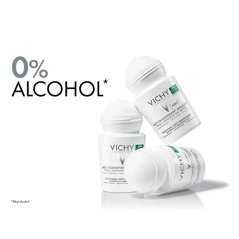 Vichy Deodorante antitraspirante 48H Roll-On Pelle sensibile 50 ml