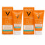 Vichy Duplo Capital Soleil Crema Viso Spf50+, 2X50 Ml