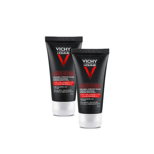 Vichy Homme Structure Force Crema viso da uomo 50 ml, confezione da 2