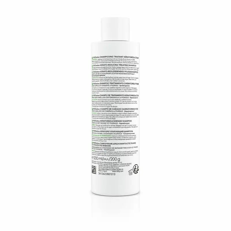 Vichy Dercos Shampoo Psolution Antiforfora e Antiprurito, 200 ml