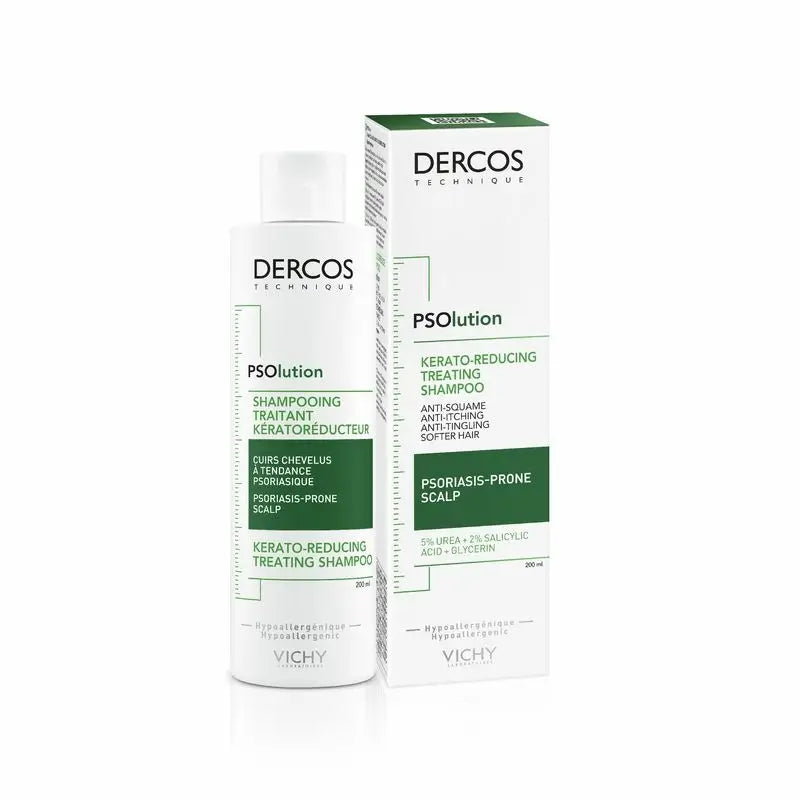 Vichy Dercos Shampoo Psolution Antiforfora e Antiprurito, 200 ml
