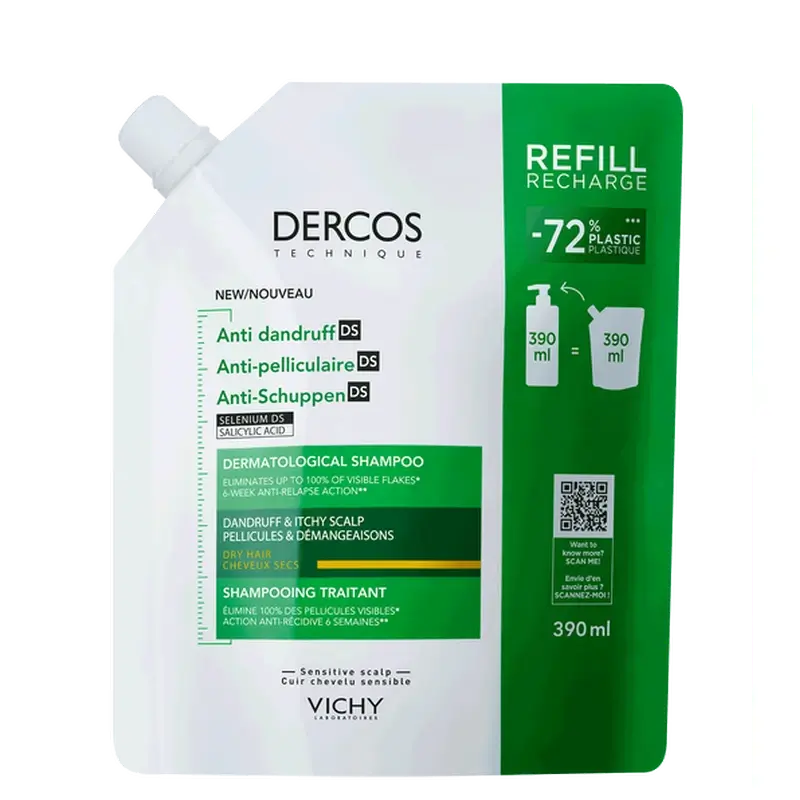 Vichy Dercos Technique Ecorefill Shampoo antiforfora secca