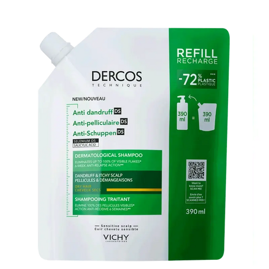 Vichy Dercos Technique Ecorefill Shampoo antiforfora secca