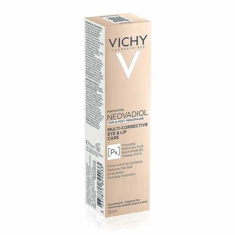 Vichy Neovadiol Peri e Post Menopausa Occhi e Labbra, 15 ml