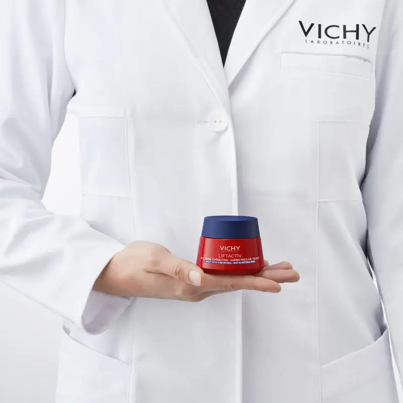 Vichy Liftactiv B3 Crema Notte Antibrufoli con Retinolo, 50 Ml