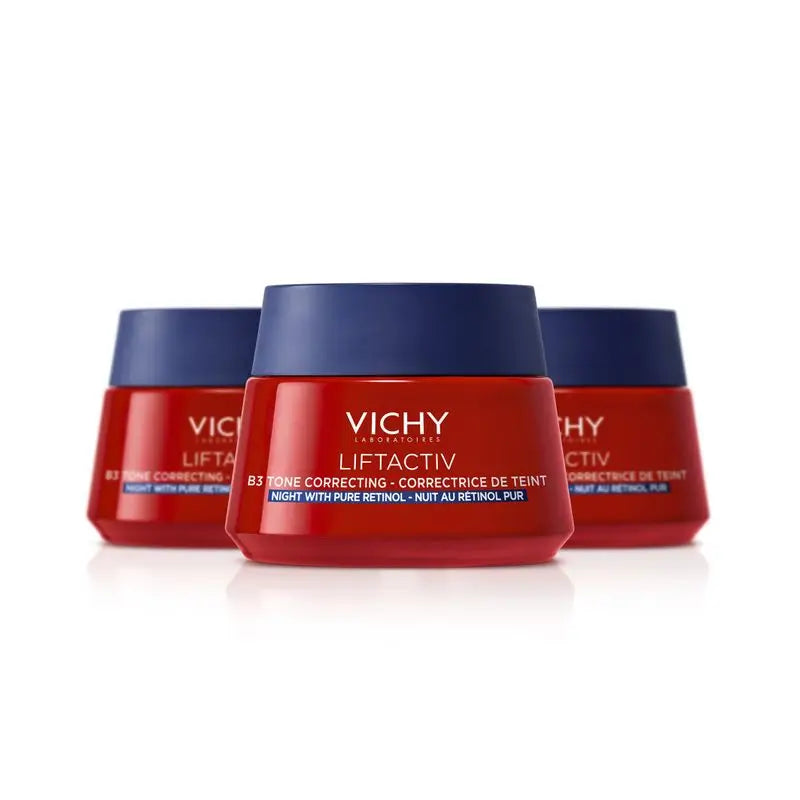 Vichy Liftactiv B3 Crema Notte Antibrufoli con Retinolo, 50 Ml