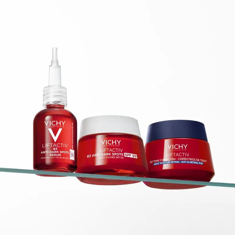 Vichy Liftactiv B3 Crema Notte Antibrufoli con Retinolo, 50 Ml