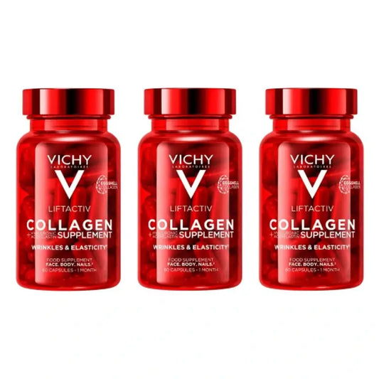 Vichy Liftactiv Collagene Anti-Età con Vitamine e Minerali, 3X60 Capsule