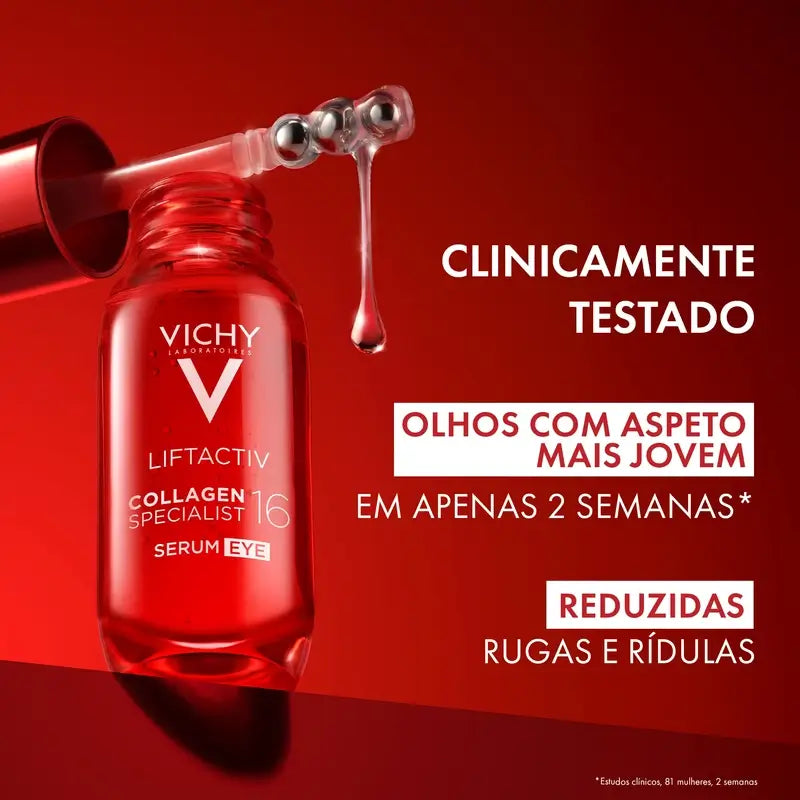 Vichy Liftactiv Collagene 16 Siero Contorno Occhi, 15 Ml