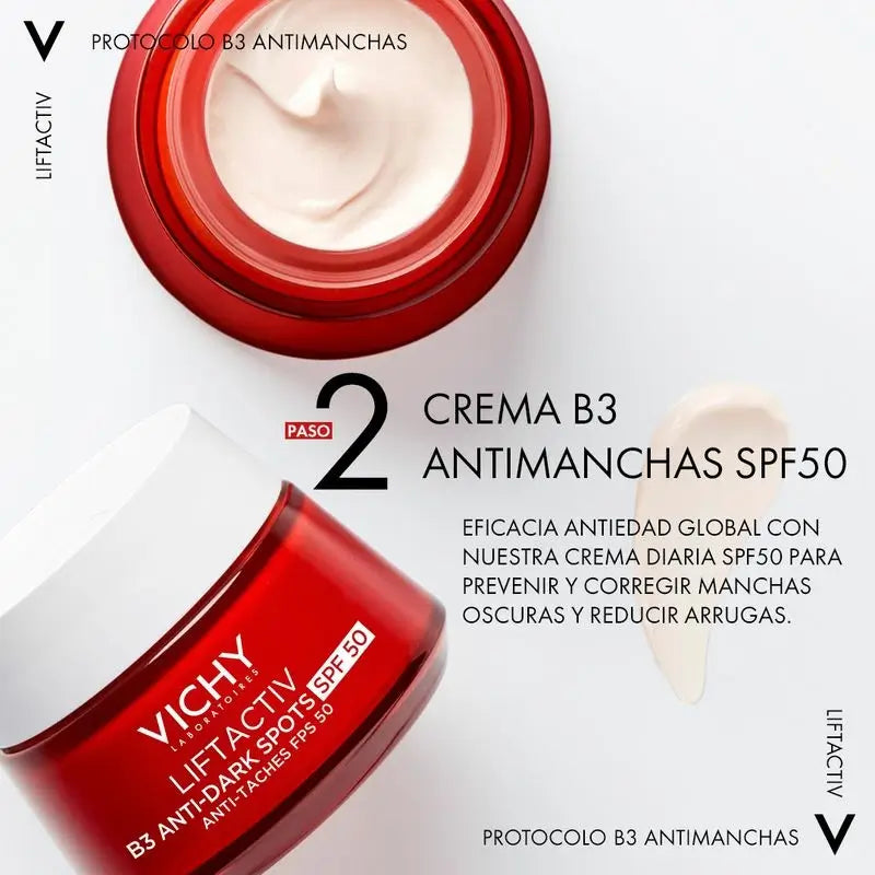 Vichy Liftactiv B3 Crema giorno anti-macchie SPF50, 50 ml
