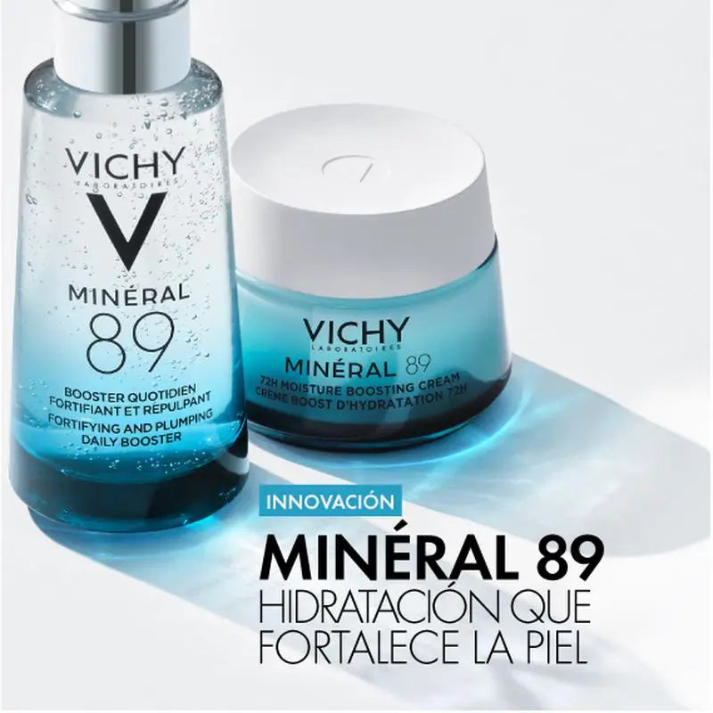 Vichy Minéral 89 Crema Idratante 72H Light, 50 ml