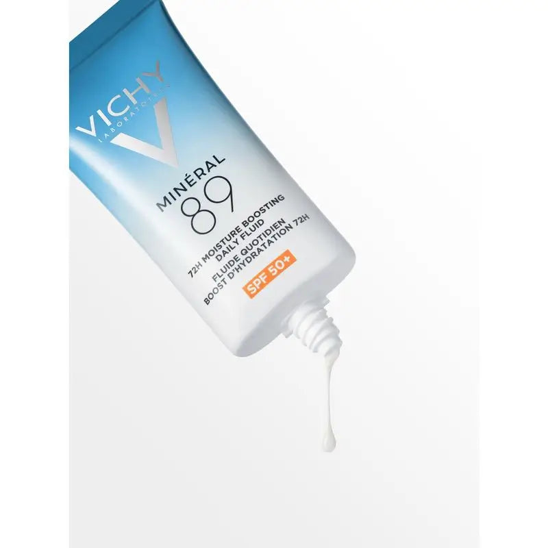 Vichy Minéral 89 Fluido idratante quotidiano 72H Spf50+, 50 ml