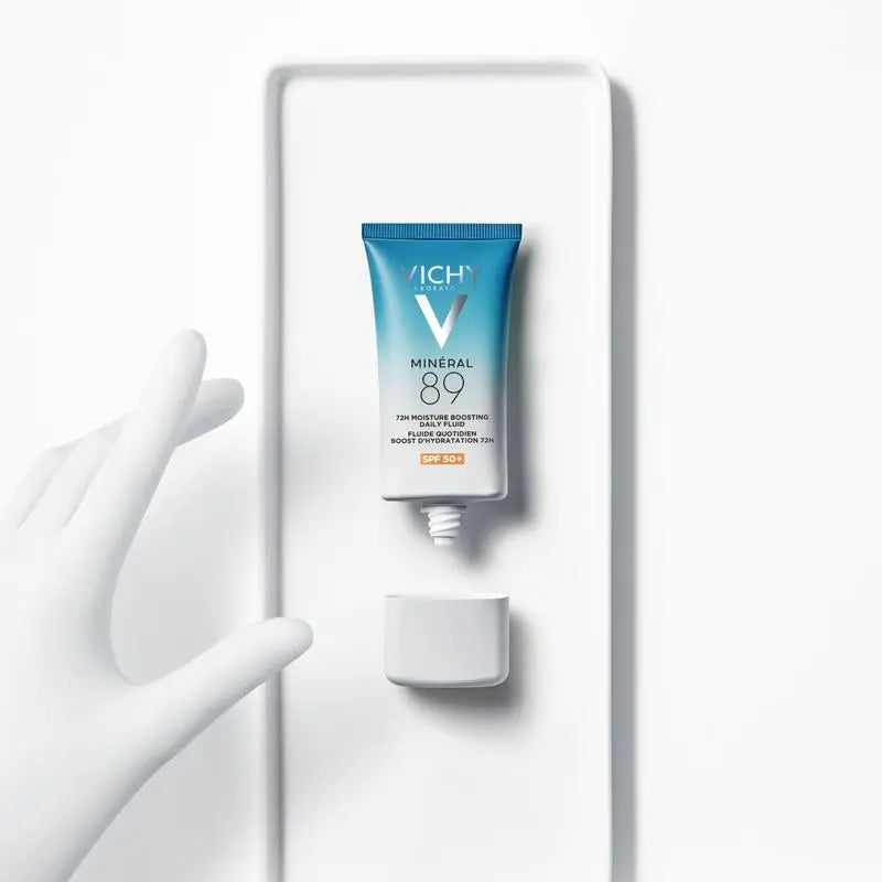 Vichy Minéral 89 Fluido idratante quotidiano 72H Spf50+, 50 ml