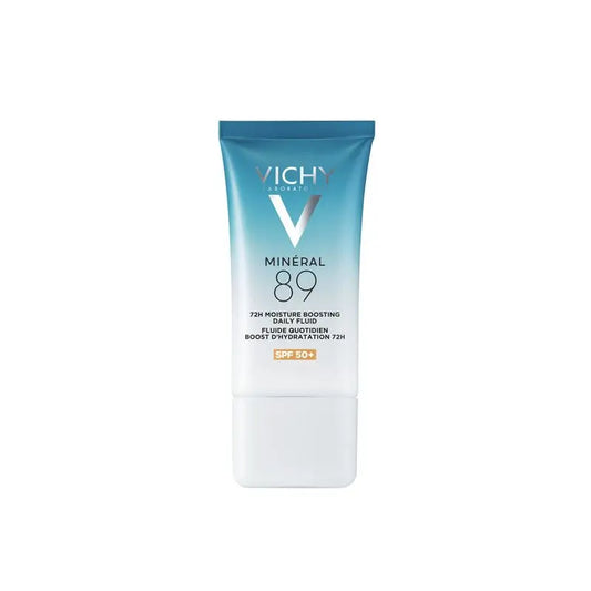 Vichy Minéral 89 Fluido idratante quotidiano 72H Spf50+, 50 ml