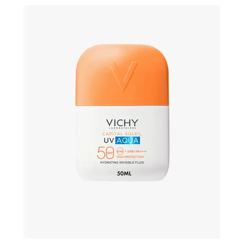 Vichy Solar Uv Aqua Fluido Idratante Invisibile Spf50 , 50 ml