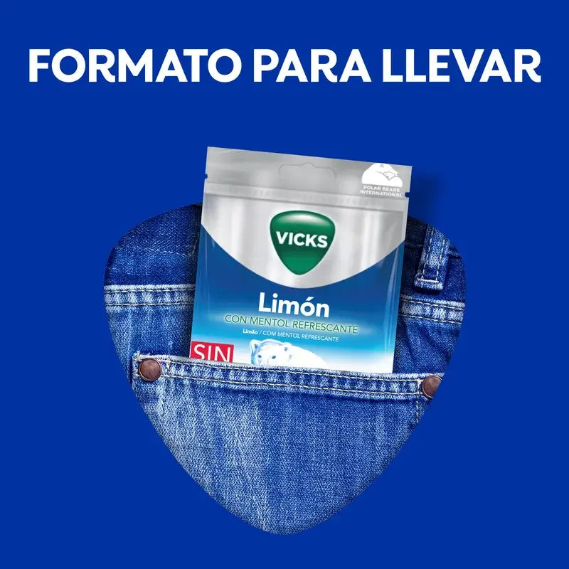 Caramelle Vicks al limone, 72 grammi