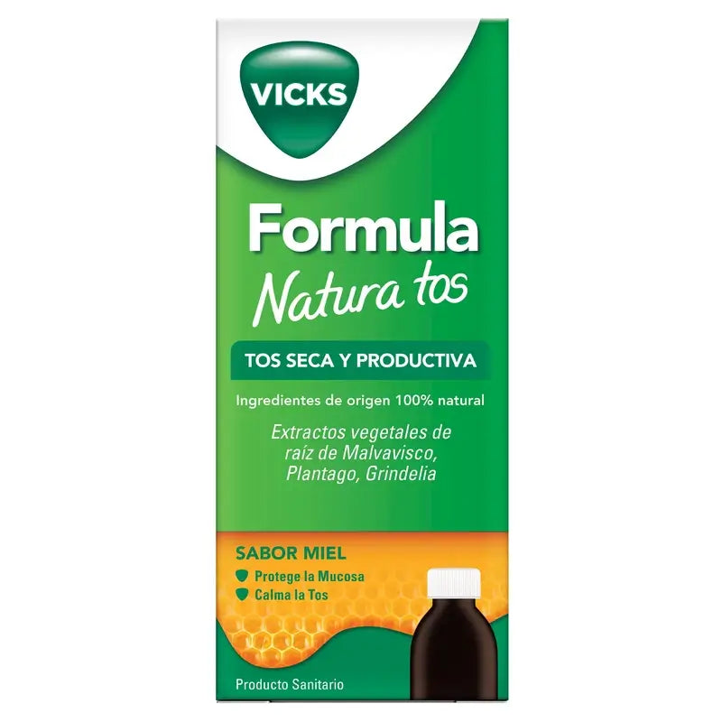 Vicks Formula Natura Tosse secca e produttiva, 140 ml