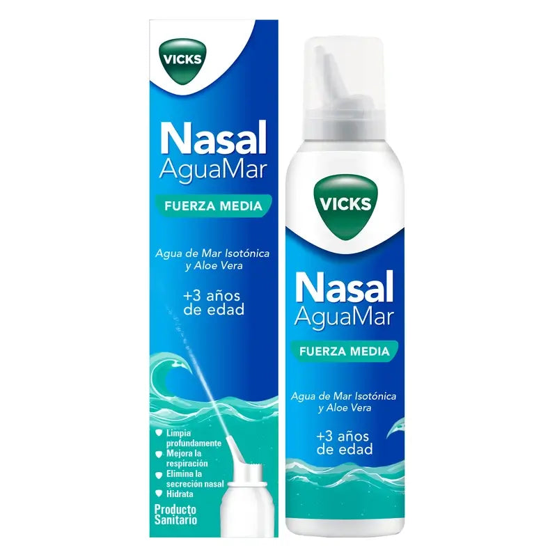 Vicks Spray Nasale Media Forza , 120 ml