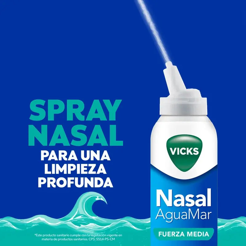 Vicks Spray Nasale Media Forza , 120 ml