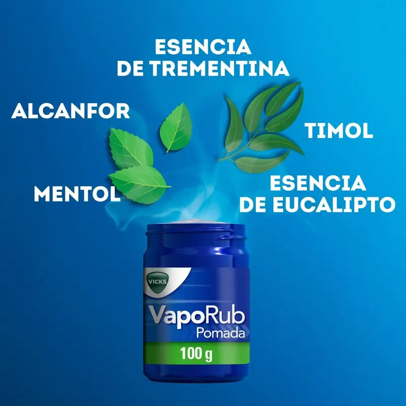 Vicks Vaporub Unguento 100 G bottiglia