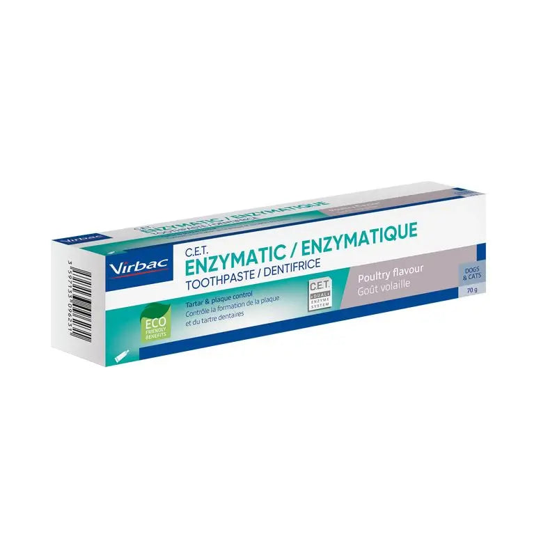 Virbac Cet Dentifricio enzimatico 70 gr Per animali domestici