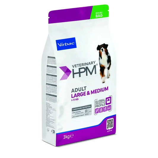 Virbac Hpm Adult Large & Medium 3Kg Cibo per cani, cibo per cani