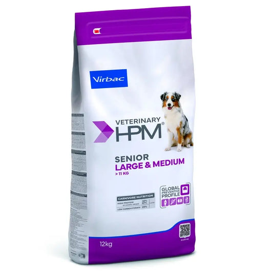 Virbac Hpm Senior Neutered Dog Large & Medium 12 Kg Cibo per cani, mangimi per cani