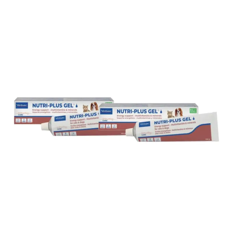Virbac Nutriplus Gel, confezione da 2 x 120 g, integratore per cani e gatti