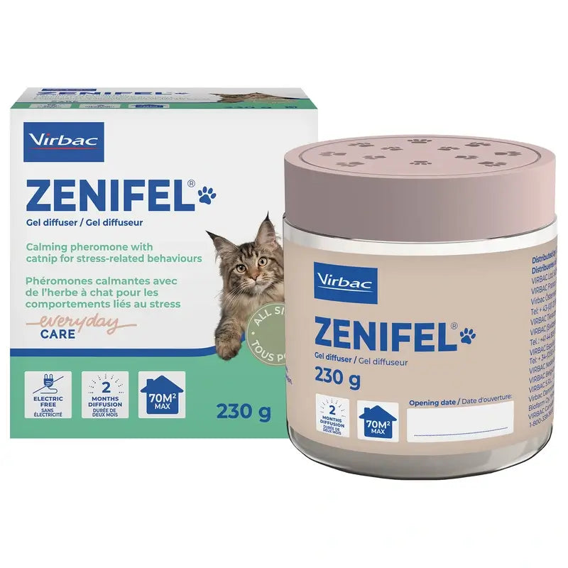 Gel diffusore per gatti Virbac Zenifel, 230 g