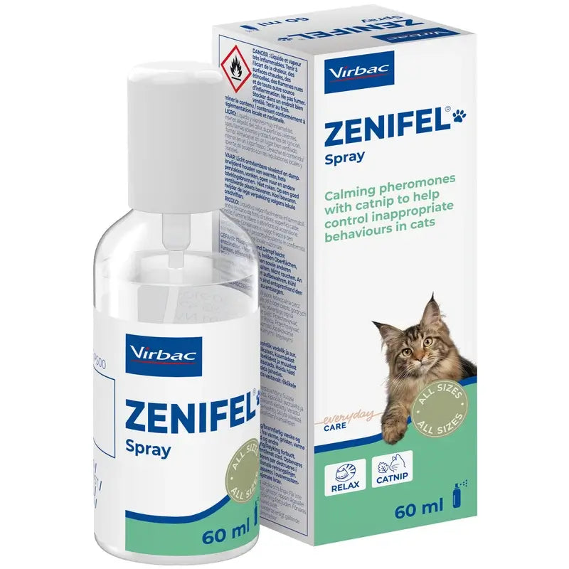 Virbac Zenifel Spray Gatti, 60ml