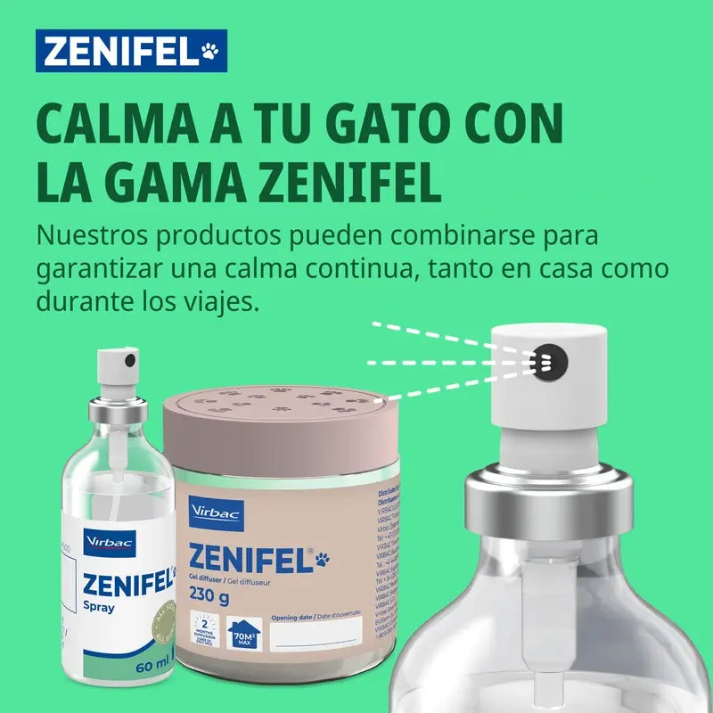 Virbac Zenifel Spray Gatti, 60ml