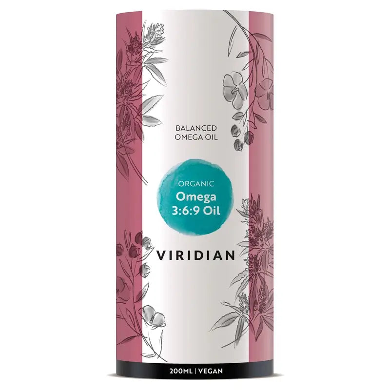 Viridian Omega 3-6-9 Olio 200Ml. Vegano