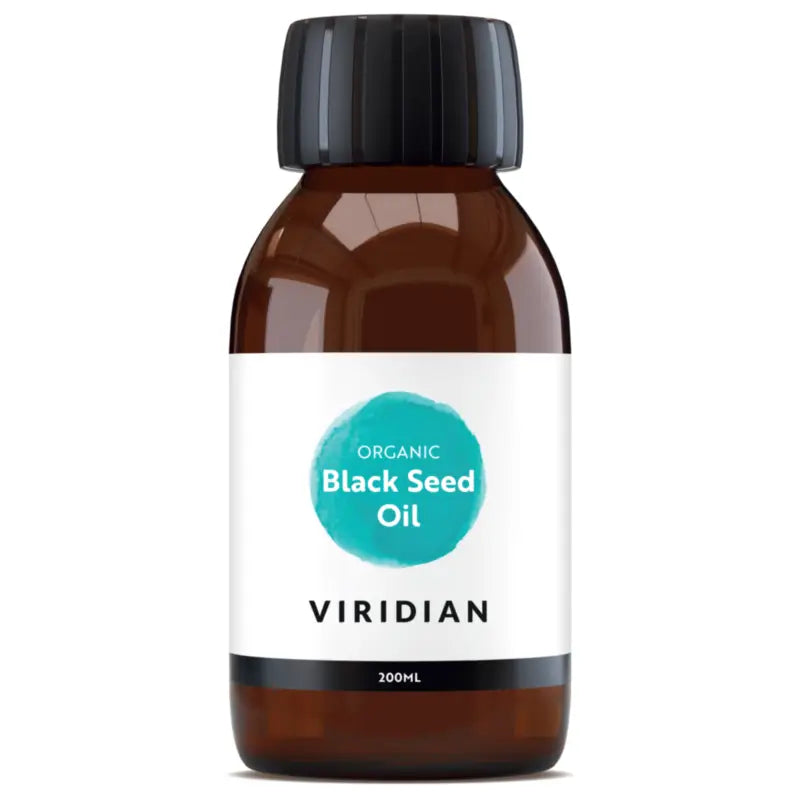 Viridian Oli Nutrizionali Olio di cumino nero biologico, 200 ml