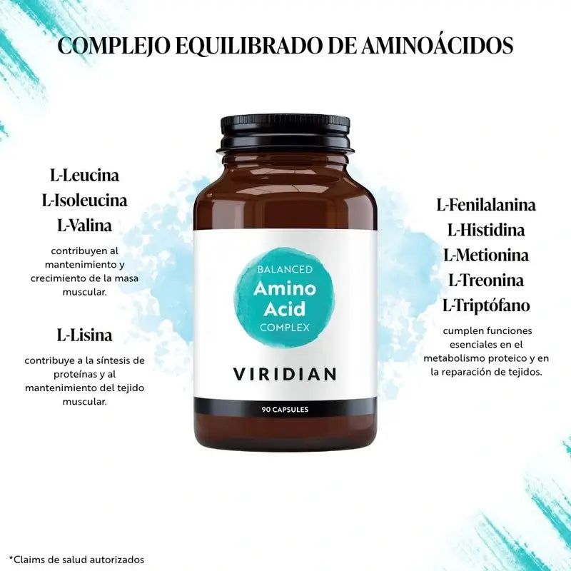 Complesso bilanciato di aminoacidi Viridian 90Vcap.