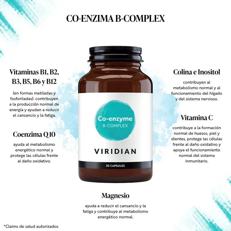 Viridian Coenzima B Complex 30Cap. Veg.