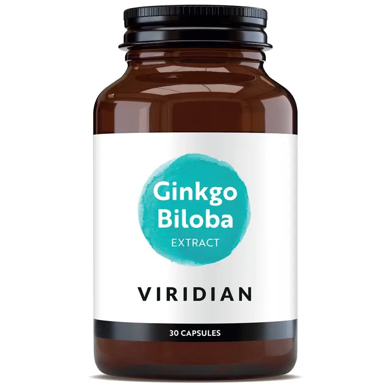 Viridian Ginkgo Biloba Estratto di foglie standardizzato 60Cap.