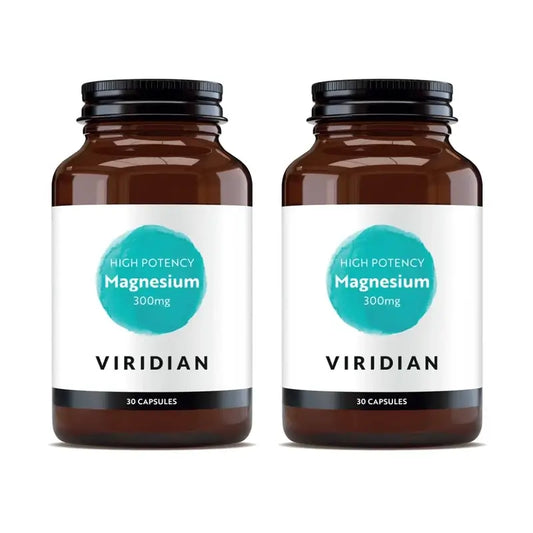 Viridian Magnesio ad alta potenza 300Mg, 2X30Cap.Veg.