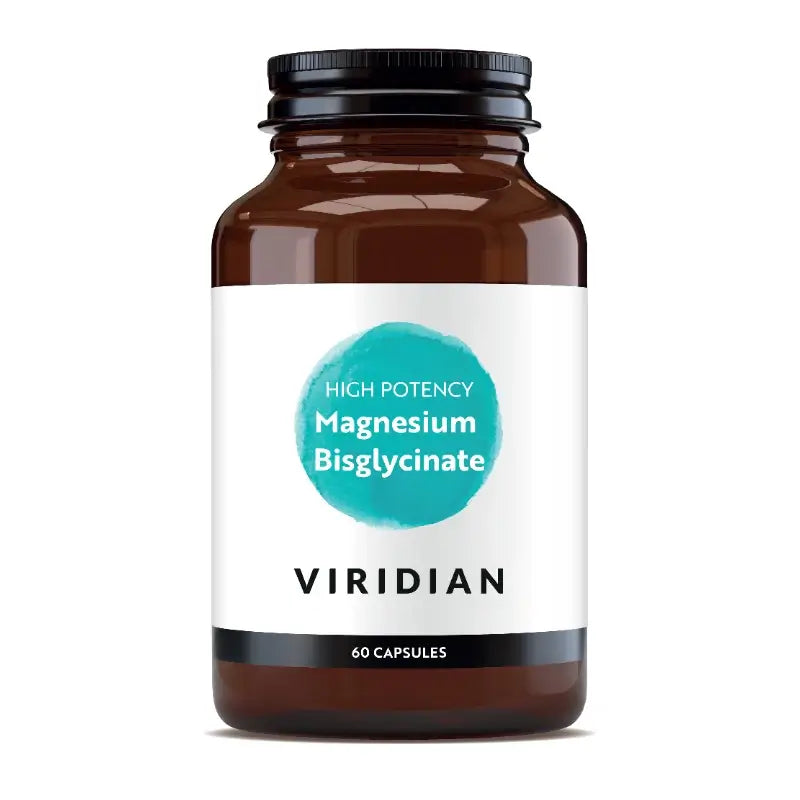Viridian Magnesio bisglicinato ad alta potenza, 60 capsule