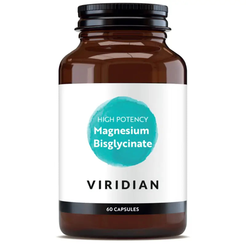Viridian Magnesio bisglicinato ad alta potenza, 60 capsule