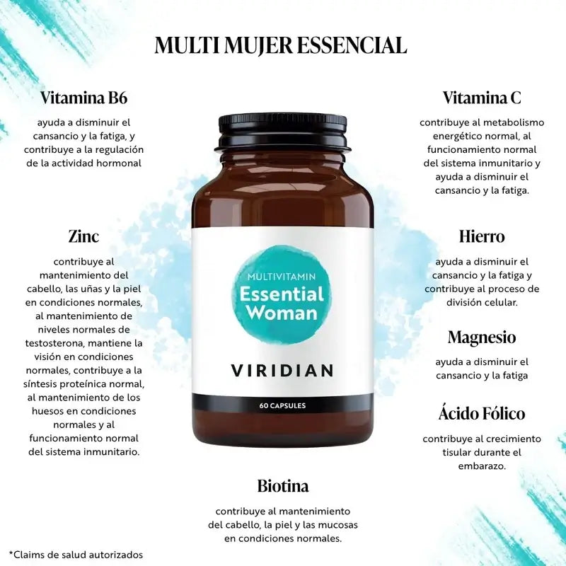 Viridian Multimujer 60Cap. Veg.