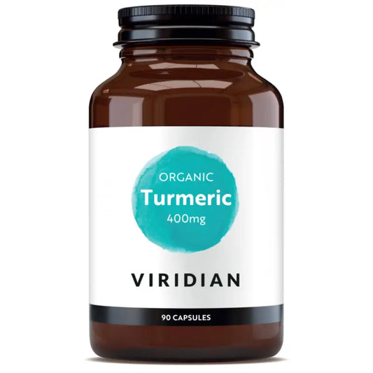 Viridian Curcuma biologica 400 mg, 90 capsule