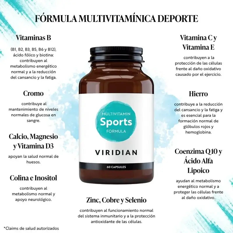 Viridian Sports Multi 60Cap. Veg.