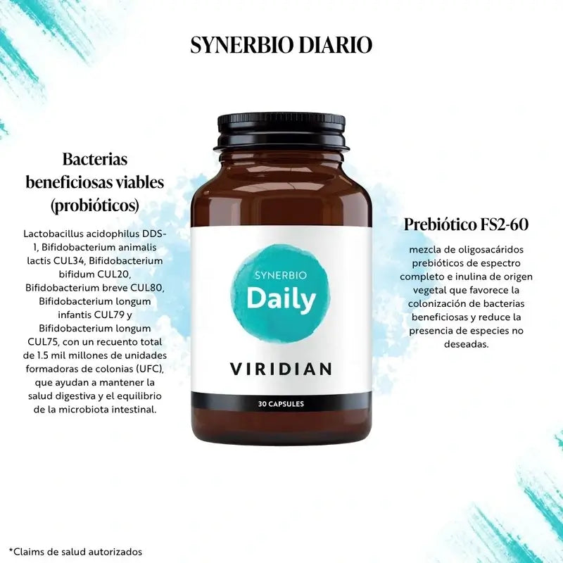 Viridian Synerbio Daily 30Cap. Veg.