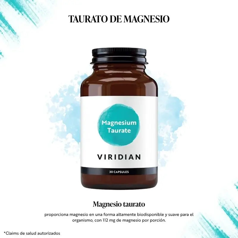 Viridian Magnesio Taurato 30Cap. Veg.