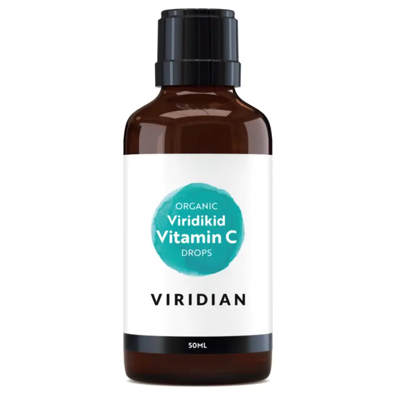 Viridian Viridikid Integratori per bambini Viridikid Vitamina C biologica in gocce, 50 ml