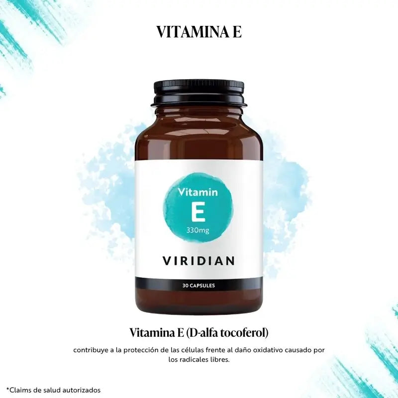 Viridian Vitamina E 330Mg. Naturale 30Cap.Veg.